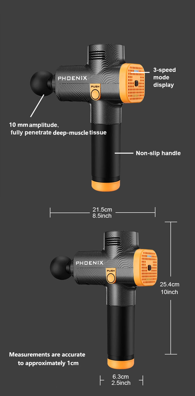 Deep Tissue Massage Gun – Professional Muscle Recovery & Relaxation