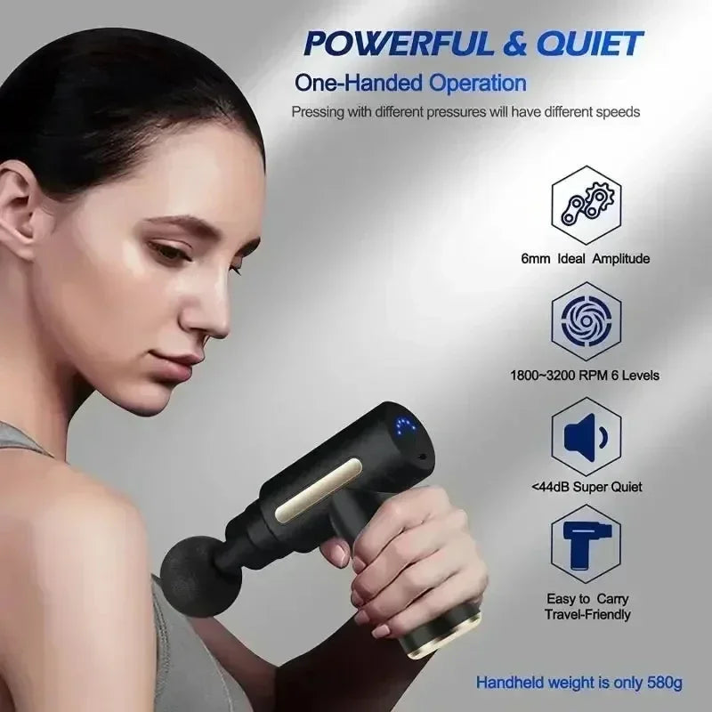 Portable Fascia Massage Gun Deep Tissue