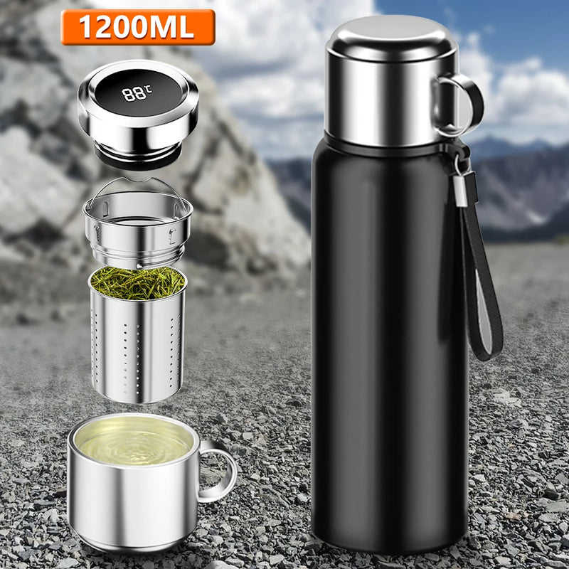 Smart Temperature Display Thermos 1200ML