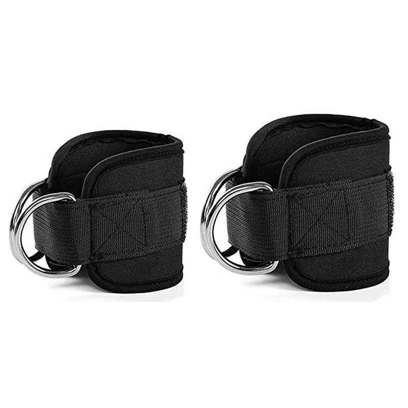 ProFit Ankle Cuff System – Heavy Duty Double D-Ring Straps (2-Pack)