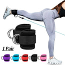 Fitness Ankle Straps Adjustable D-Rings