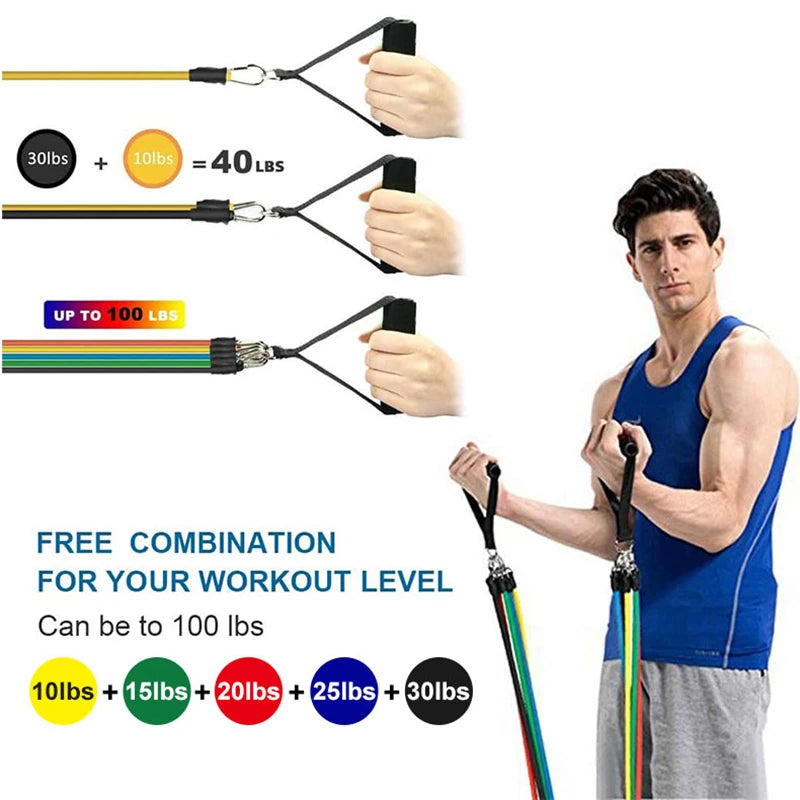 Resistance Bands – Professional Portable Strength Training System