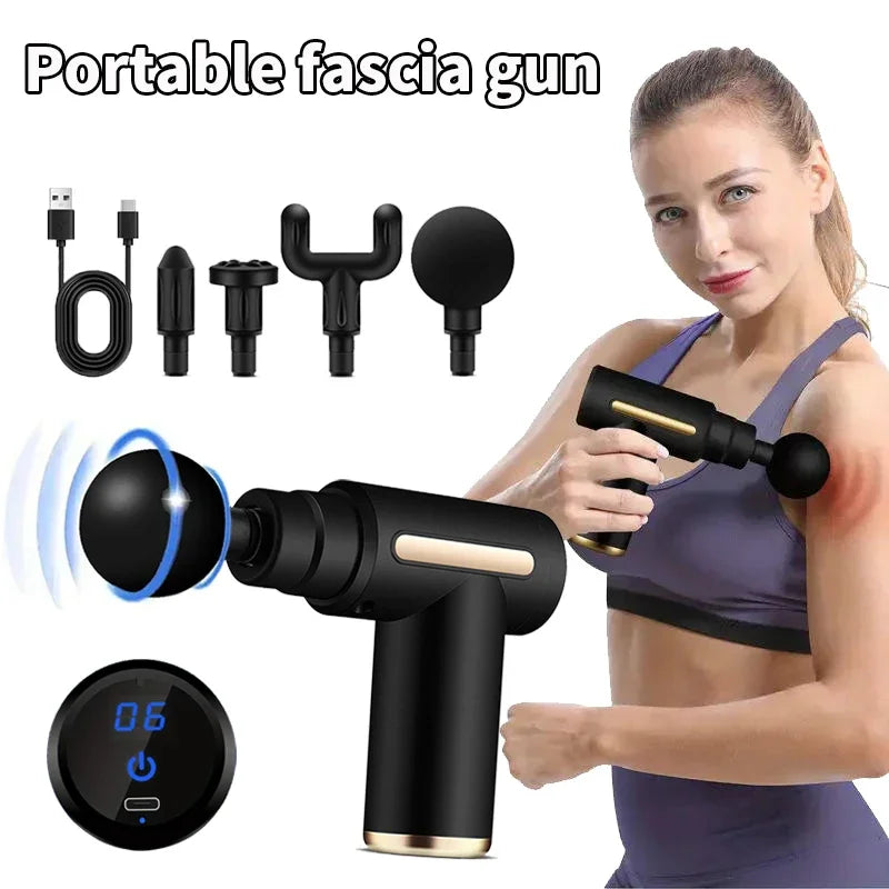 Portable Fascia Massage Gun Deep Tissue