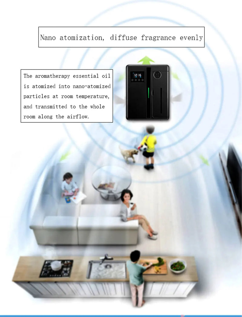 Commercial-Grade Bluetooth Aroma Diffuser