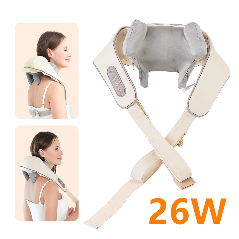Wireless 3D Kneading Neck & Shoulder Massager