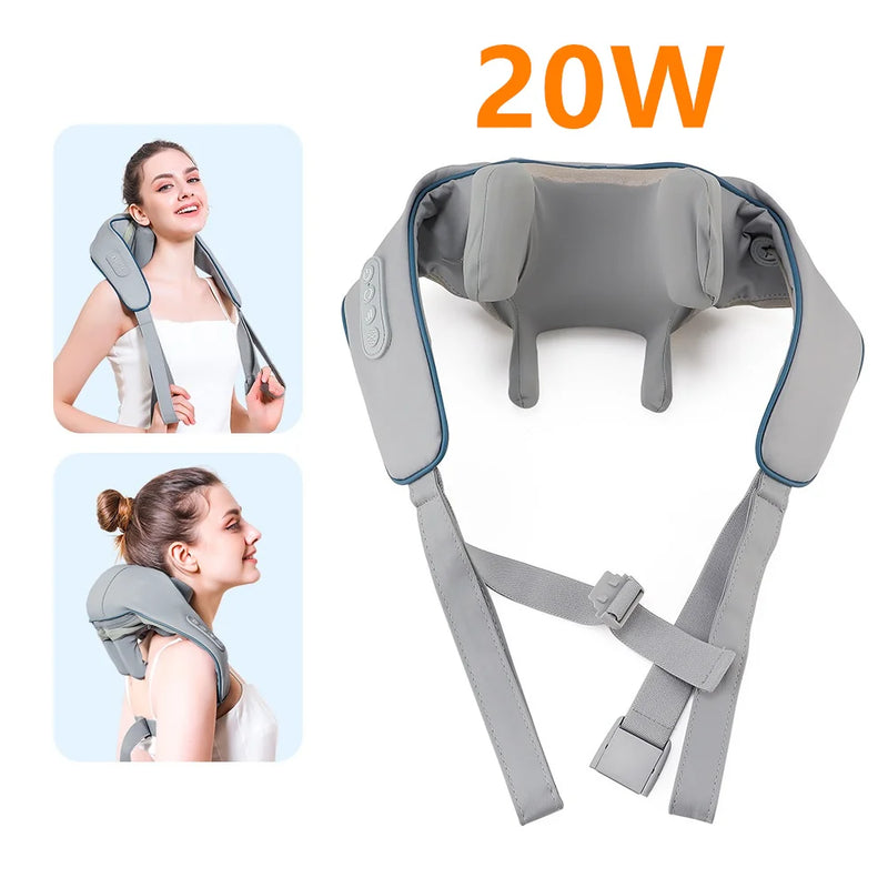 Wireless 3D Kneading Neck & Shoulder Massager