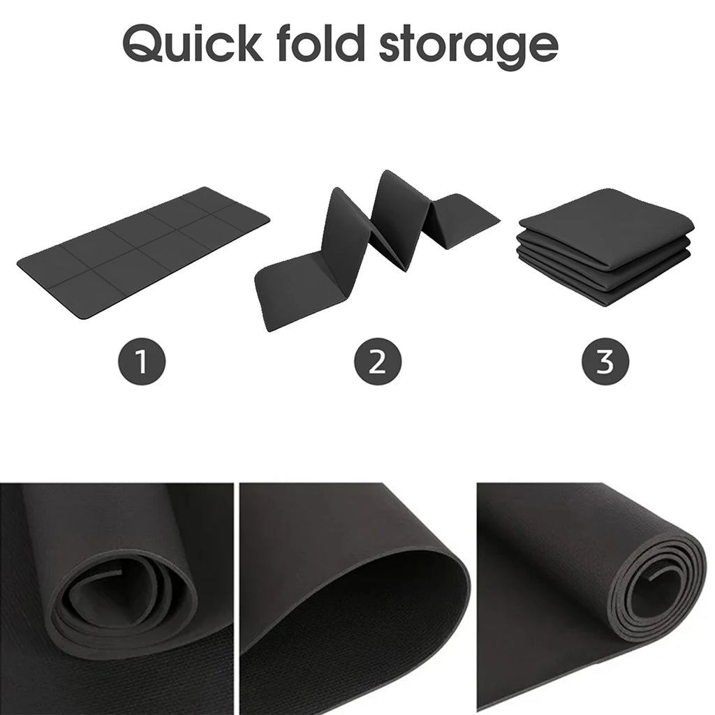 Premium Anti-Slip Yoga Mat – 4mm EVA Foam for Ultimate Comfort & Stability