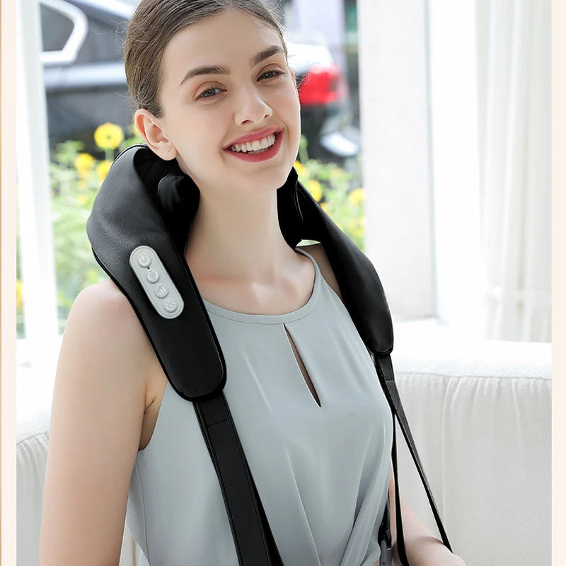 Wireless 3D Shiatsu Neck & Shoulder Massager
