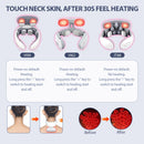 Smart Wireless Neck & Back Massager with Heat + TENS Therapy