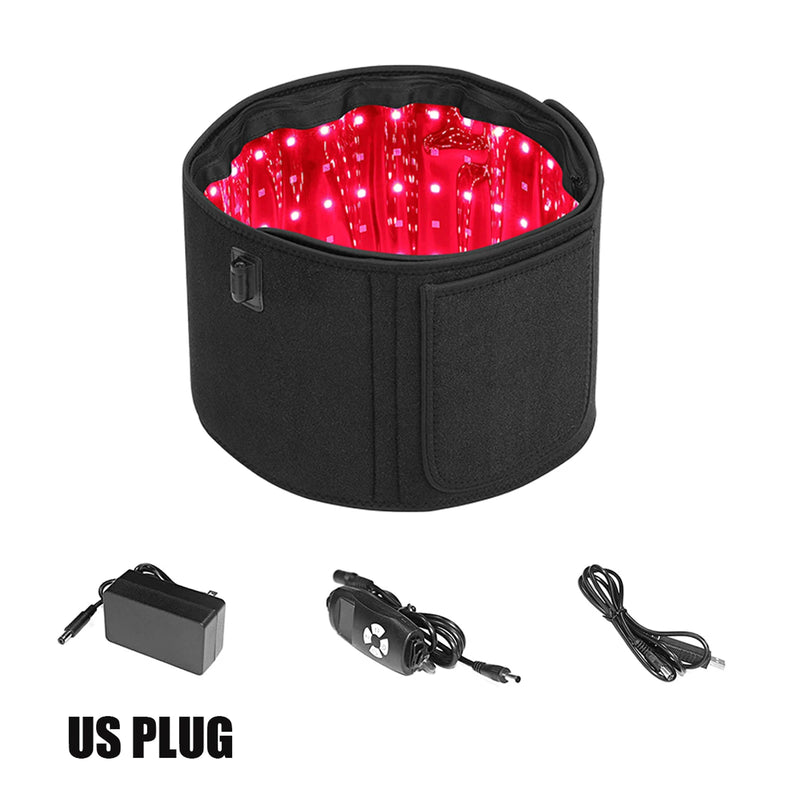 Dual-Wavelength Red & Infrared Light Therapy Belt