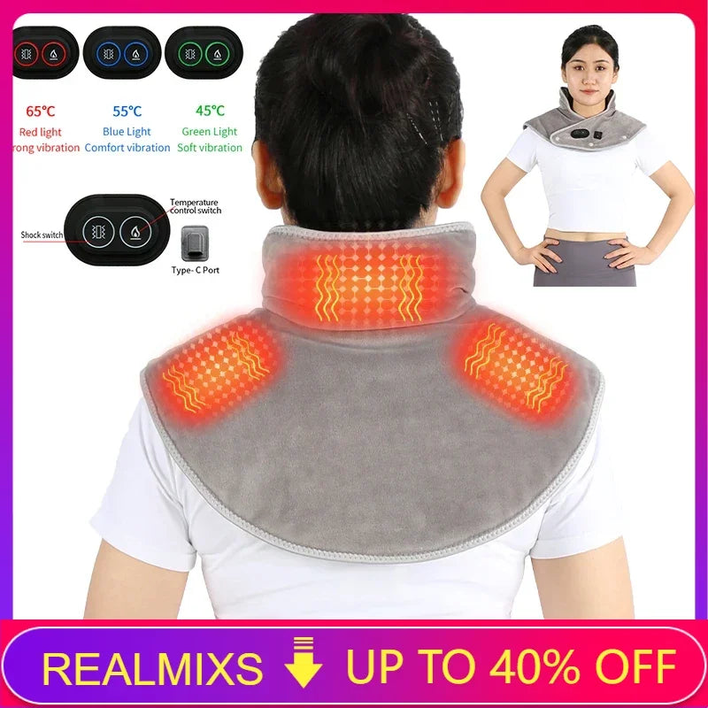Electric Heating Pad for Shoulder & Neck Pain