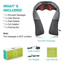 4D Smart Neck & Back Massager with Heat Therapy