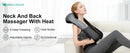 4D Smart Neck & Back Massager with Heat Therapy