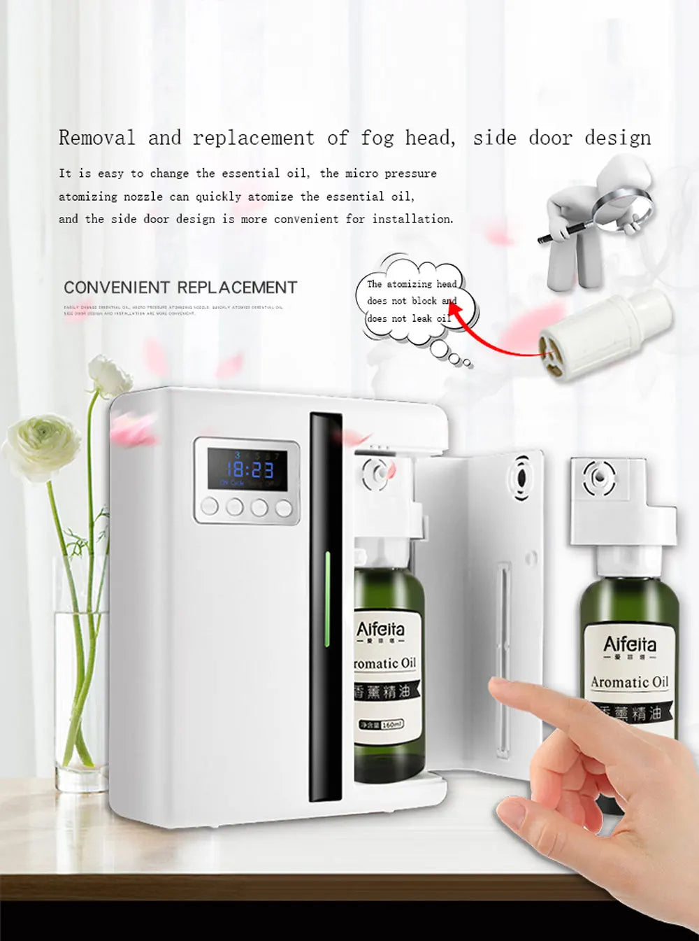 Commercial-Grade Bluetooth Aroma Diffuser