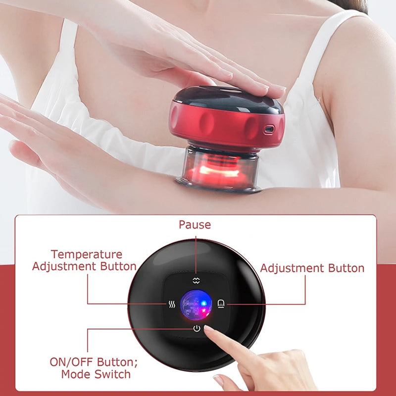 Smart Electric Vacuum Cupping & Body Scraping Massager