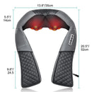 4D Smart Neck & Back Massager with Heat Therapy