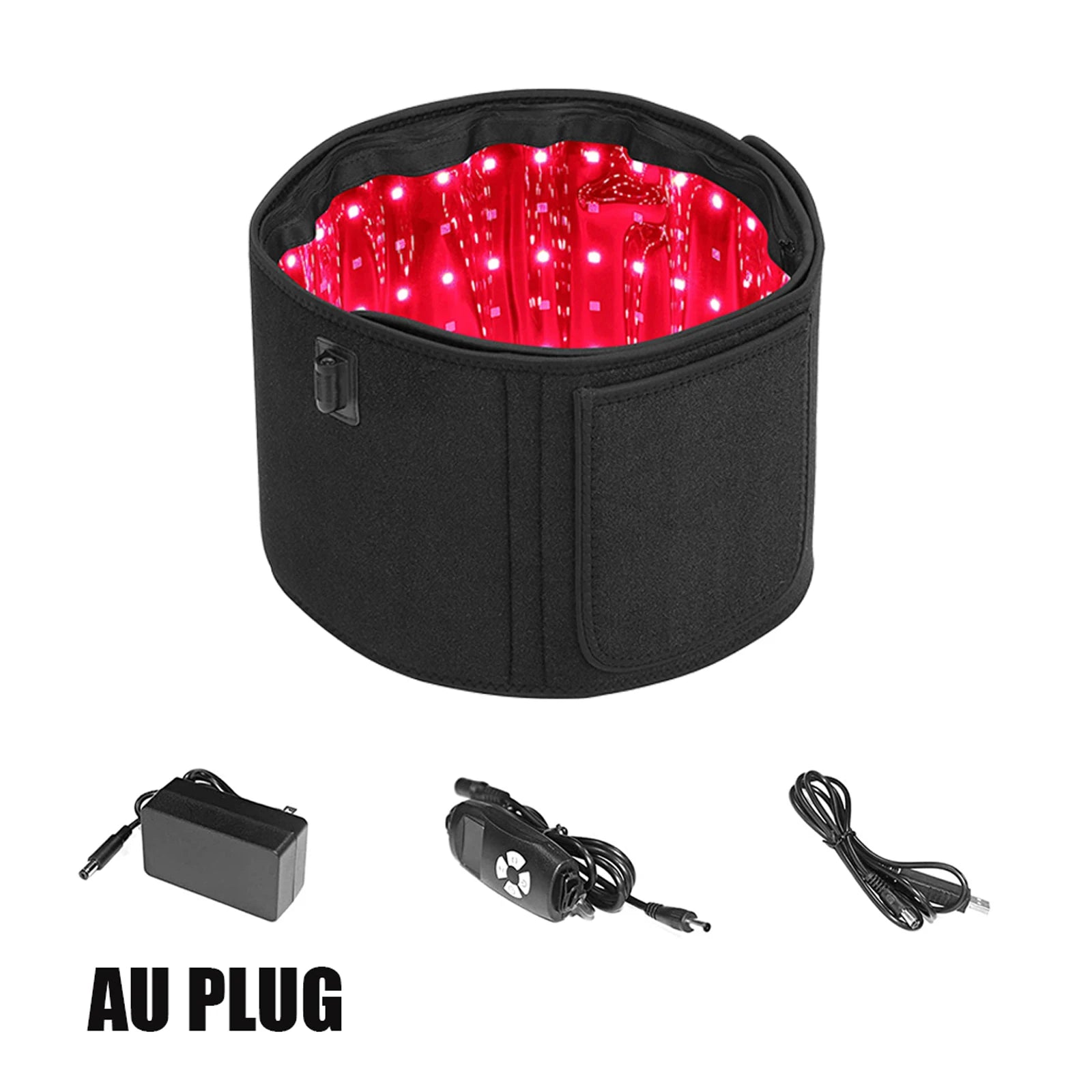 Dual-Wavelength Red & Infrared Light Therapy Belt
