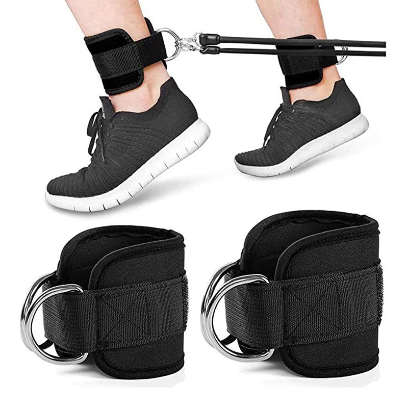 ProFit Ankle Cuff System – Heavy Duty Double D-Ring Straps (2-Pack)