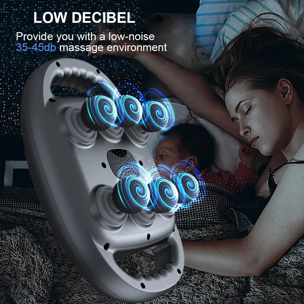 Fascia Gun Pro – 6-in-1 Deep Tissue Massager for Complete Muscle Recovery