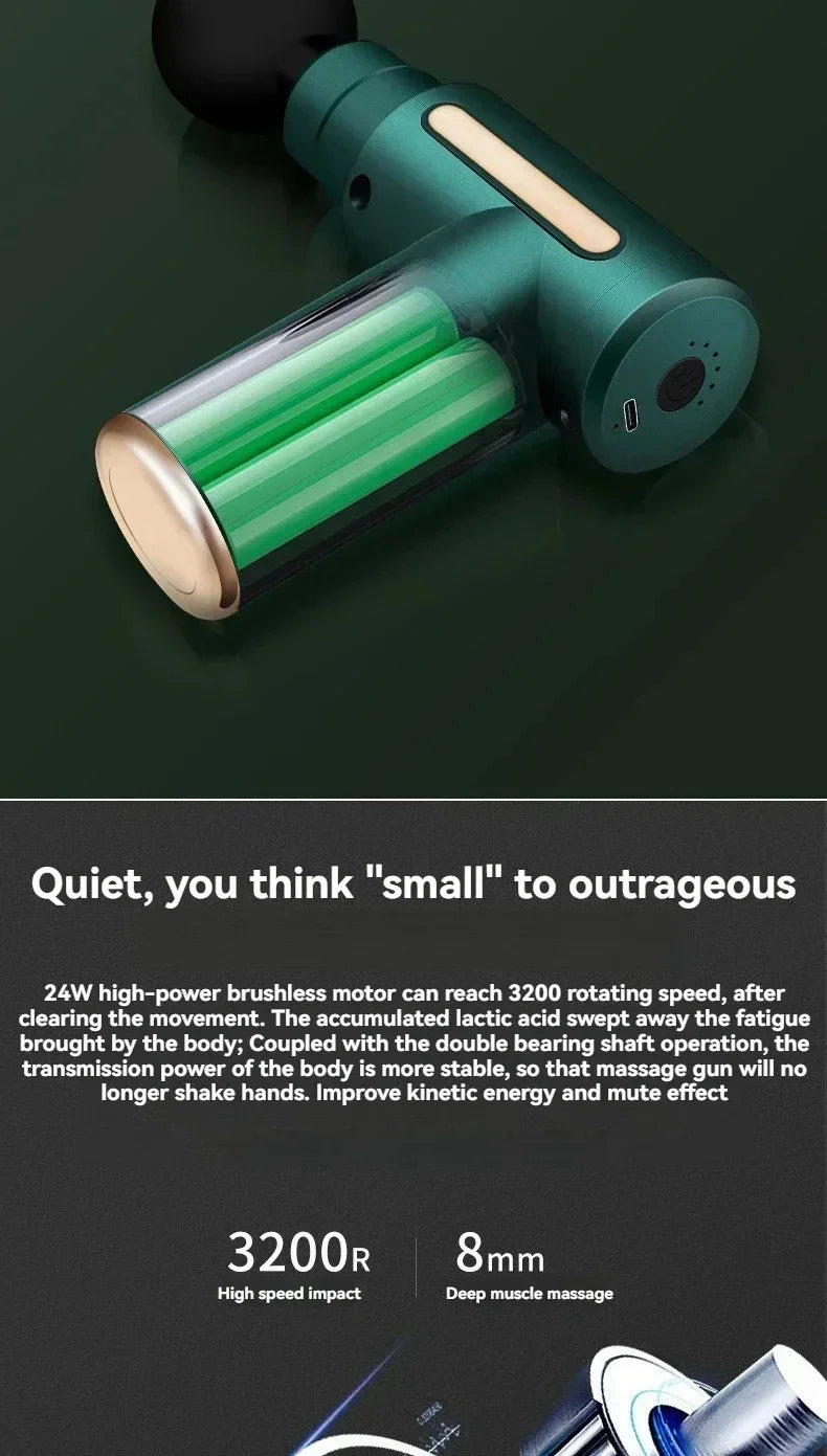 Portable Fascia Massage Gun Deep Tissue