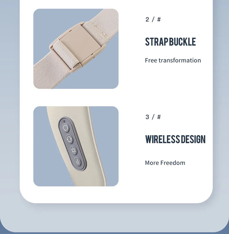 Wireless 3D Kneading Neck & Shoulder Massager
