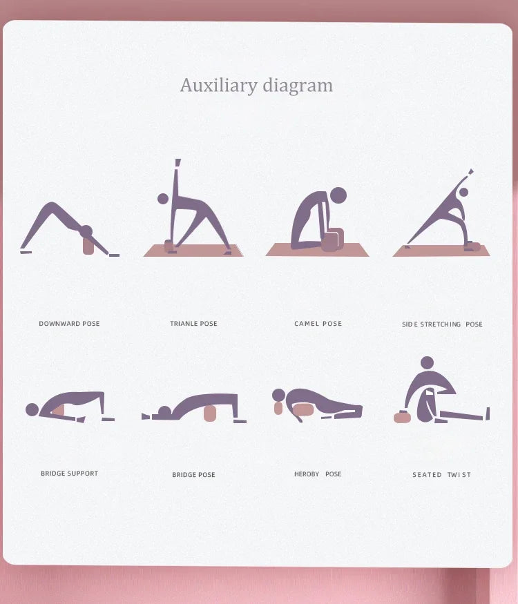 Premium Yoga Blocks (Set of 2) – High-Density EVA Support Bricks for Enhanced Practice