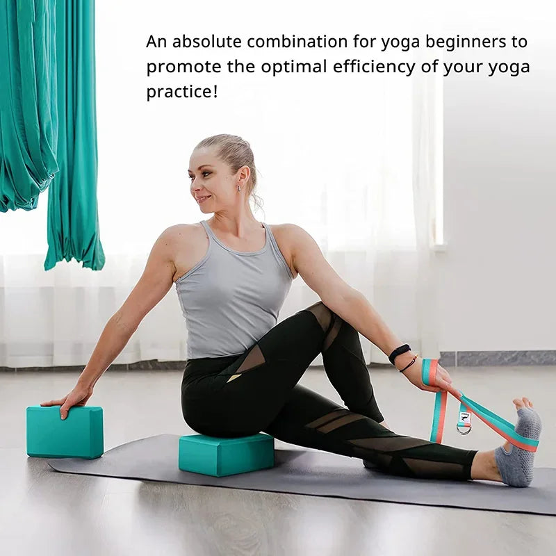 Premium Yoga Blocks (Set of 2) – High-Density EVA Support Bricks for Enhanced Practice