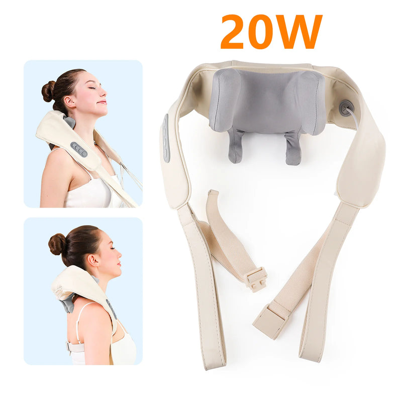 Wireless 3D Kneading Neck & Shoulder Massager