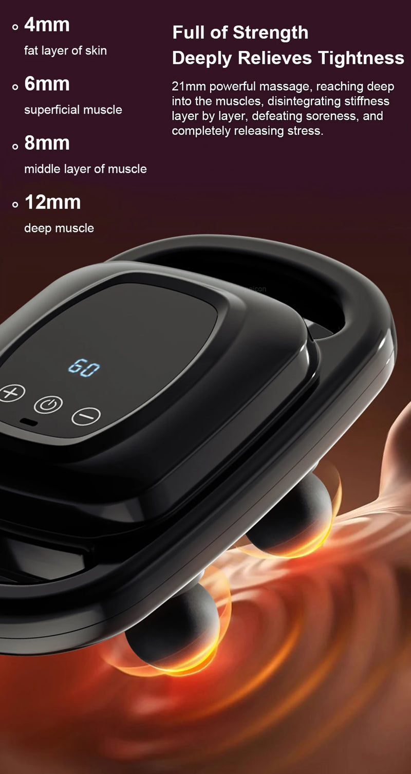 Professional-grade massage gun -head Deep High Frequency Vibration