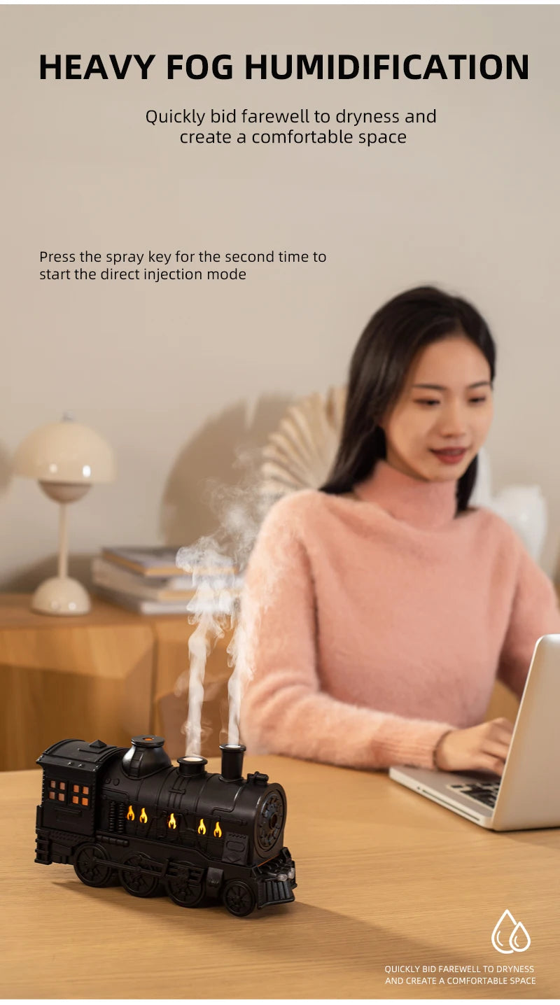 Train Cannon Ultrasonic Humidifier