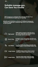 Portable Fascia Massage Gun Deep Tissue