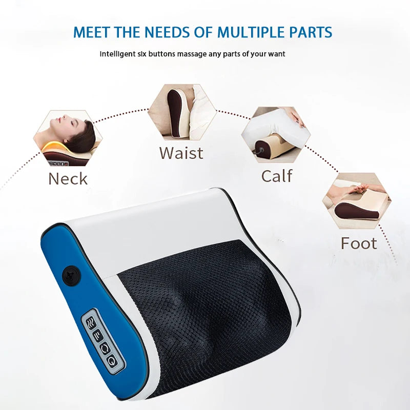 Smart Neck & Shoulder Massager with Heat 6-in-1