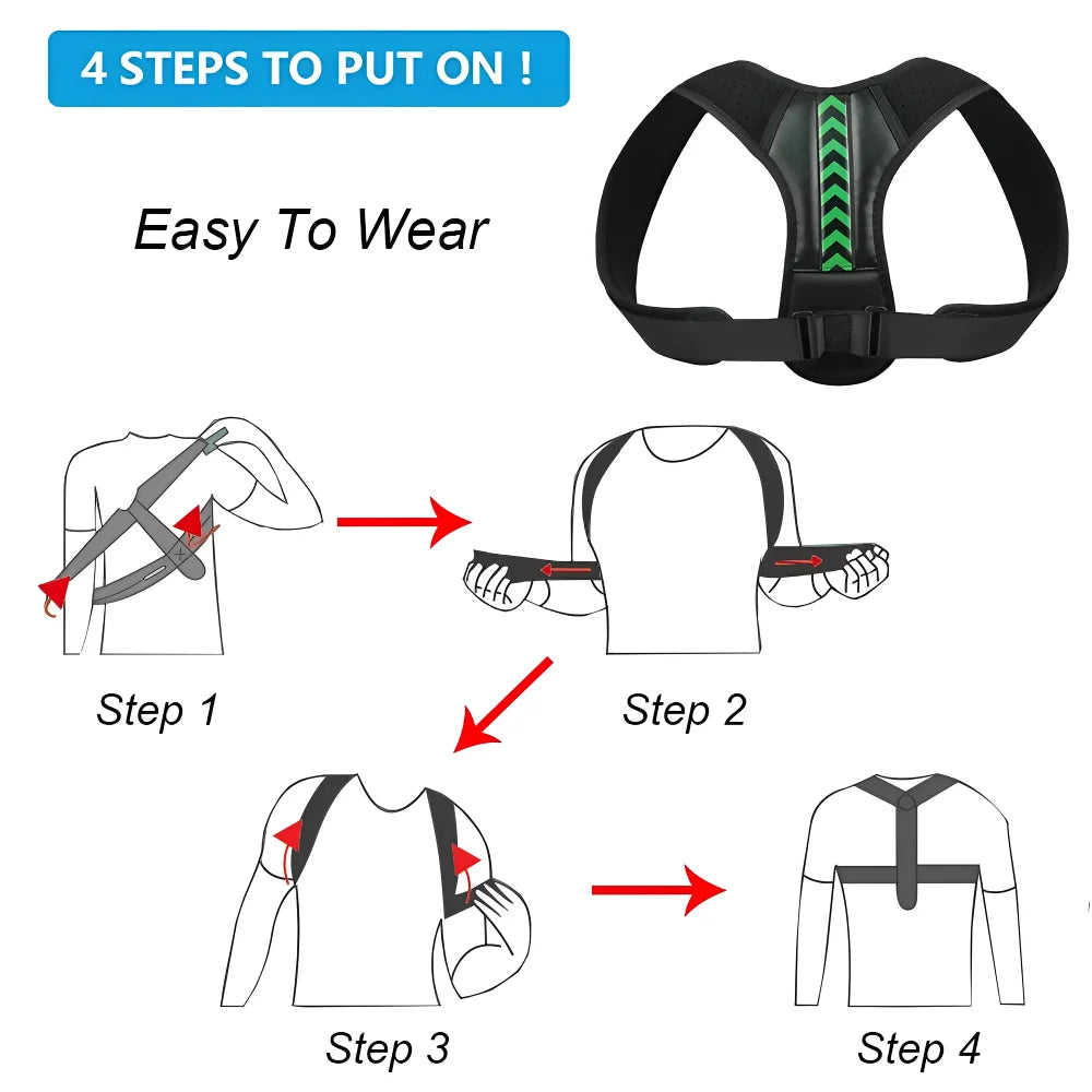 PostureAlign Pro – Medical-Grade Clavicle Support Corrector