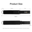 Fitness Ankle Straps D-Ring Support Cuffs Gym Leg Strength