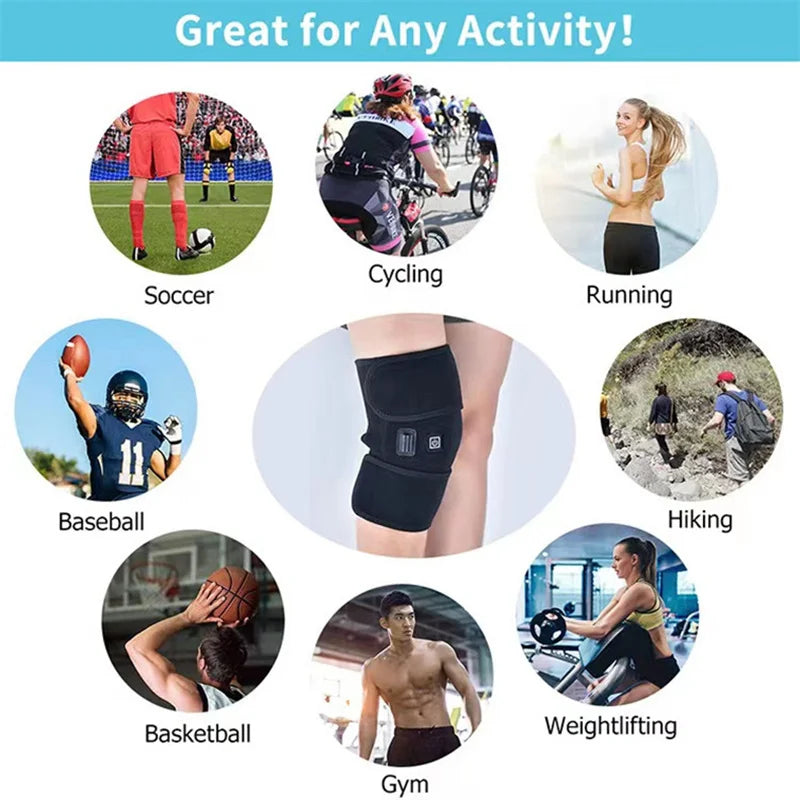 Electric Heating Knee Pads for Pain Relief