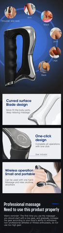 Electric Scraping Fascia Massage Gun – Advanced Muscle Stimulator & Recovery Tool