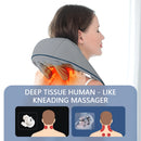 Wireless 3D Kneading Neck & Shoulder Massager