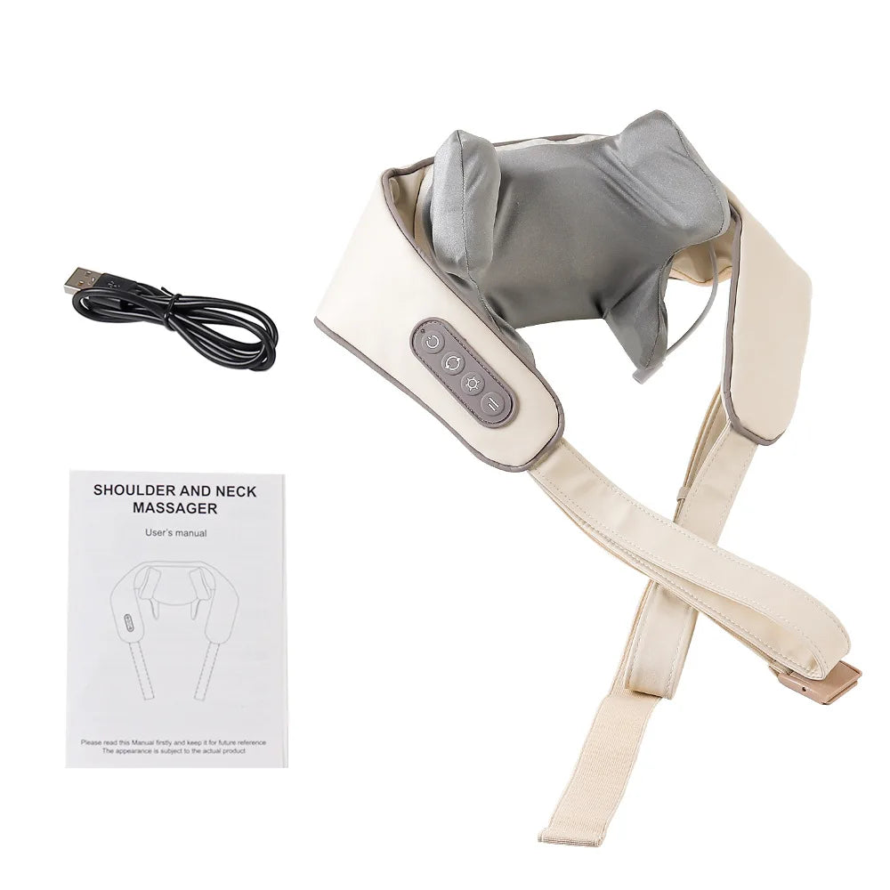 Wireless 3D Kneading Neck & Shoulder Massager