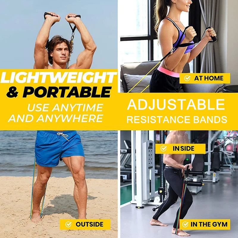 Resistance Bands – Professional Portable Strength Training System