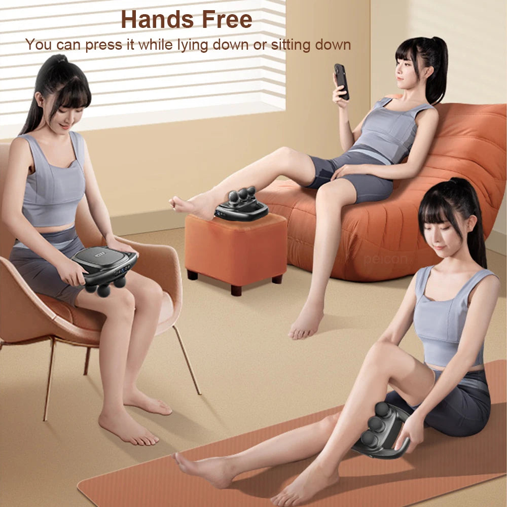 Fascia Gun Pro – 6-in-1 Deep Tissue Massager for Complete Muscle Recovery