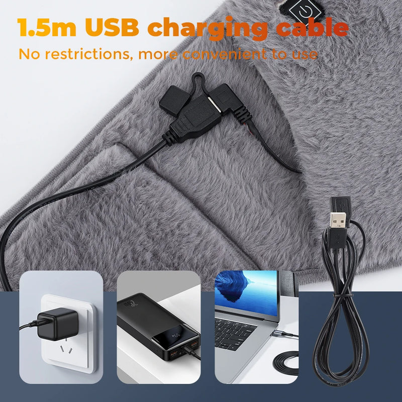 USB Electric Heating Belt with Adjustable Warmth