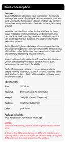 Foam Roller-for Deep Tissue Massage