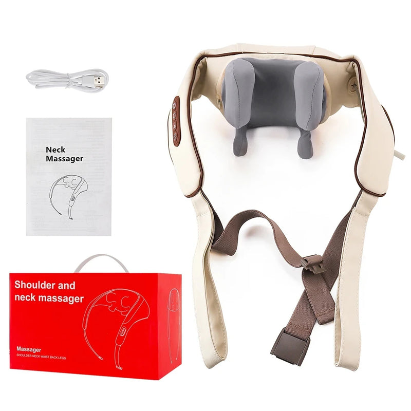 Wireless 3D Kneading Neck & Shoulder Massager