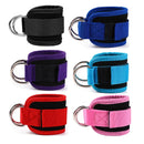 Fitness Ankle Straps Adjustable D-Rings