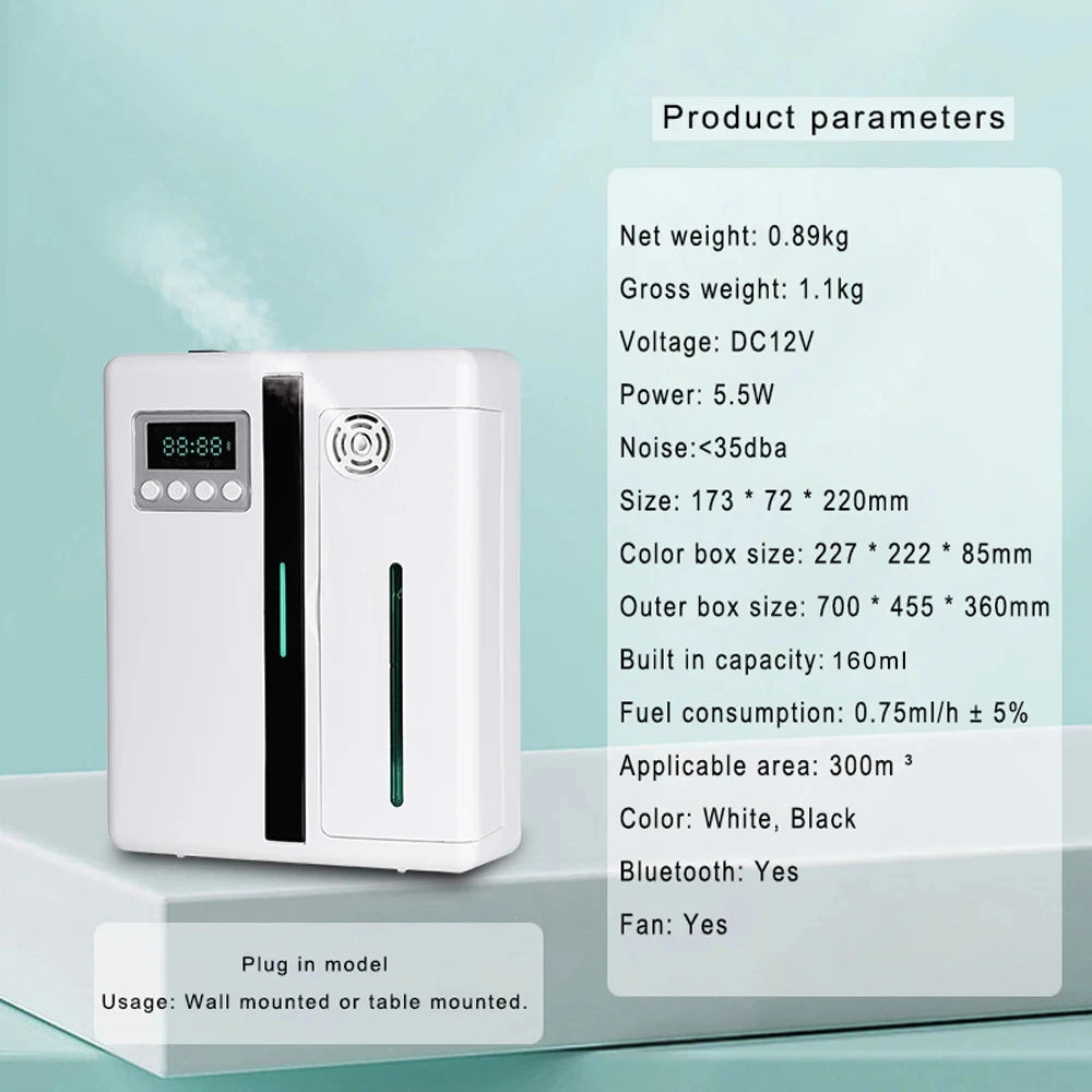 Commercial-Grade Bluetooth Aroma Diffuser