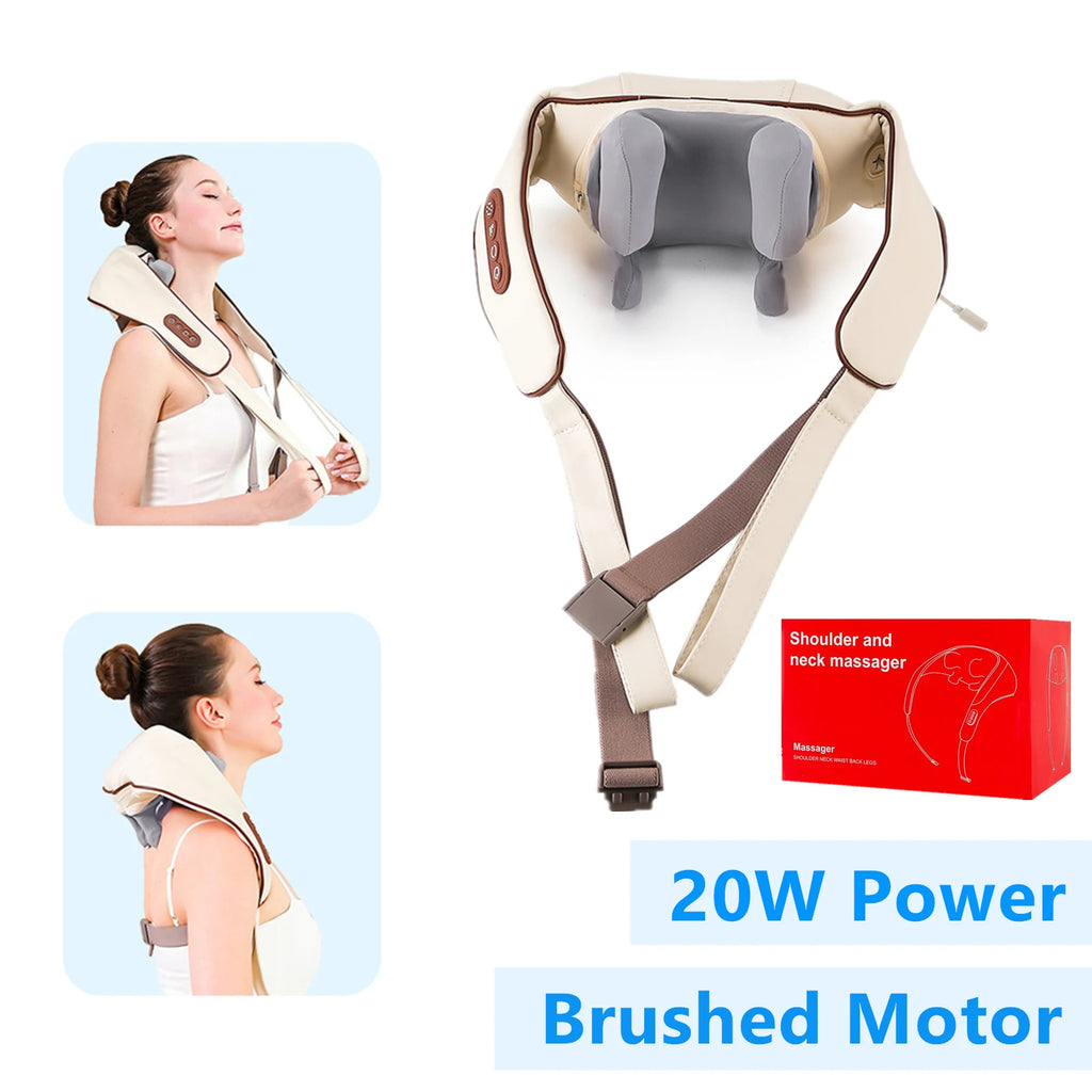 Wireless 3D Kneading Neck & Shoulder Massager