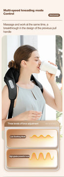 Wireless 3D Shiatsu Neck & Shoulder Massager