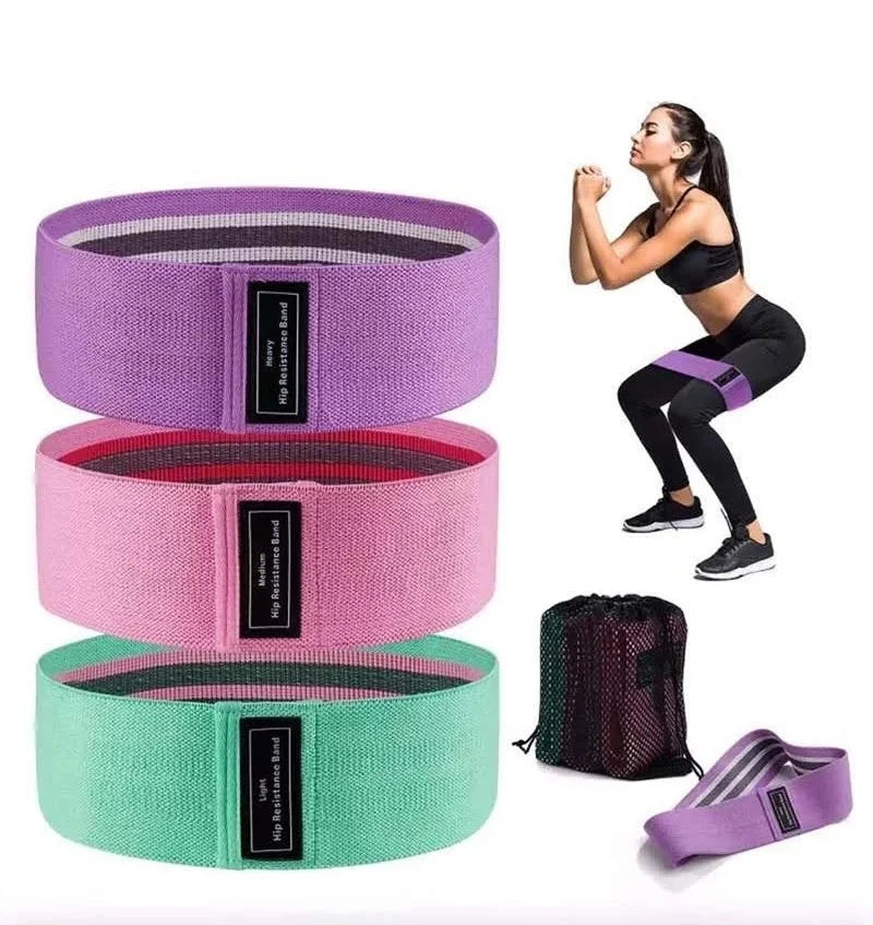 Booty Bands Pro – 3-Level Resistance Bands for Glute & Thigh Sculpting
