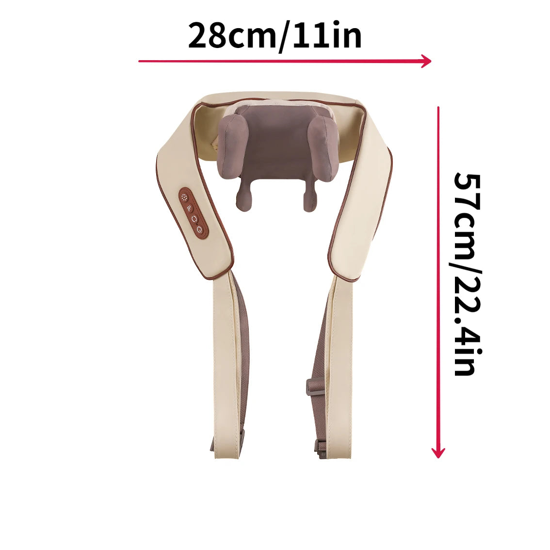 Deep Tissue Shiatsu Neck & Shoulder Massager with Heat