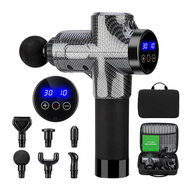 Fascial Massage Gun Pro – Pistol-Grip Deep Tissue Percussion Therapy